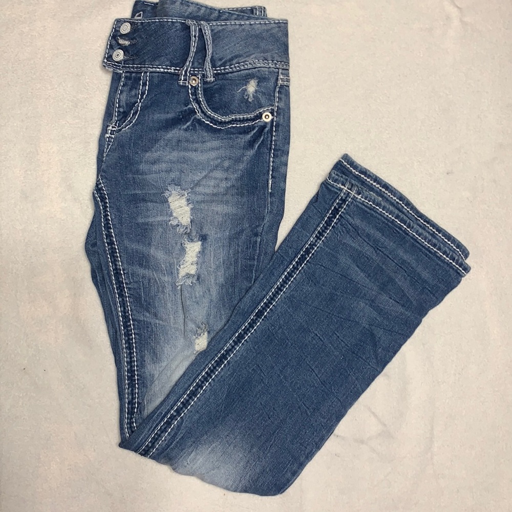 Amethyst Low-Rise jeans